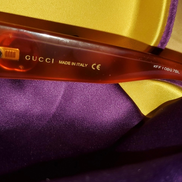 π₯SOLDπ₯πHPπGucci Avana Green 55mm Cat Eye Sunglasses - Picture 9 of 12